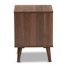 Baxton Studio End Tables, One Size, Walnut