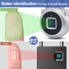 Padlock for Locker with Fingerprint Mobile App Weatherproof Padlock with