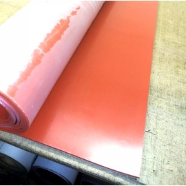 Ja-Bar Silicone Silicone Rubber Sheet U.S. Hi-Temp Red 1/16''Thk x 12" x 24" Rect Pad 60 Duro