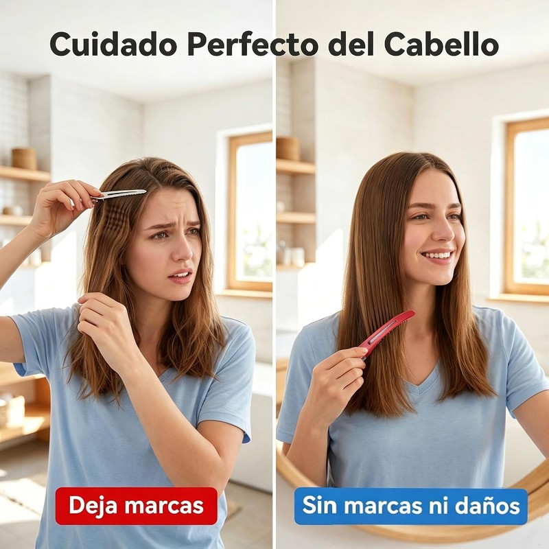 Set de 6 Piezas Pinzas para Cabello,Clips de Pico para