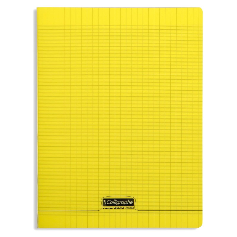 Clairefontaine 8000 Polypropylene Plastic Hardback Notebook 96 Sheets Large Squares