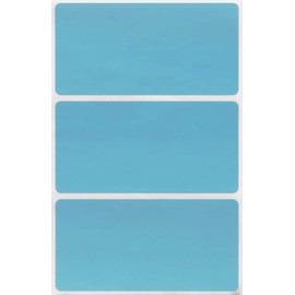 Rectangular Stickers Color-Coding Labels for Organizing, Moving, and Storage Boxes 10cm x 5cm, 45-Pack (Light Blue), Stickers to Write On Name Tags