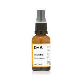 Q+A Sérum Iluminador de Vitamina C, Ilumina y Refresca tu Piel con este Sérum Facial Hibrido Rico en Antioxidantes e Hidratante, 30ml