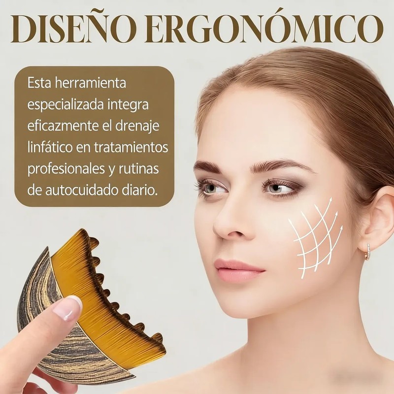 Cepillo Facial Para Linfático Drenaje Cepillo Para Cepillado