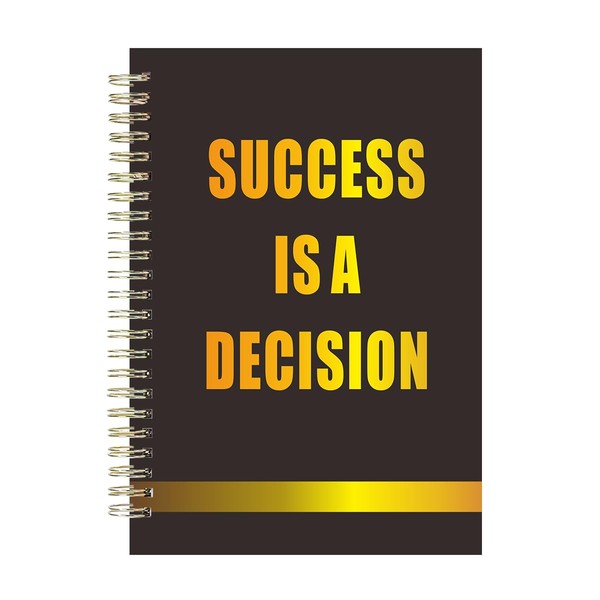 heshengzaixian Inspirational Quotes Spiral Notebook Journal, Softcover with Removable Dividers