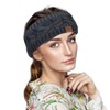 Loritta Womens Ear Warmers Headbands Winter Warm Fuzzy Cable Knit