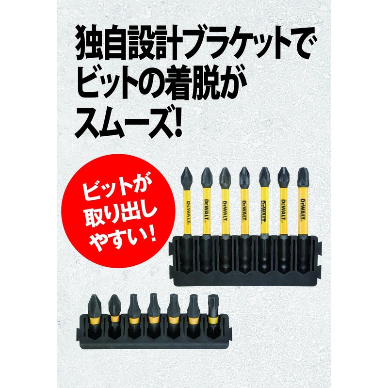 DEWALT Tough Case Bit Bar + Divider Set