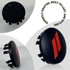 ZDEERAOTO 4pc 63mm/2.5 inches Slash Wheel Center Cap Covers Tire