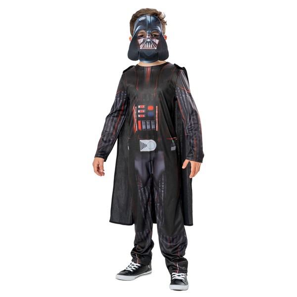 Rubie's 3013525-6 Darth Vader Child Costume Kids Fancy Dress, Boys,