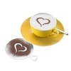 Westmark Dekorierschablonen-Set, 3-tlg., 3 verschiedene Motive, Cappuccino, ø 10 cm,