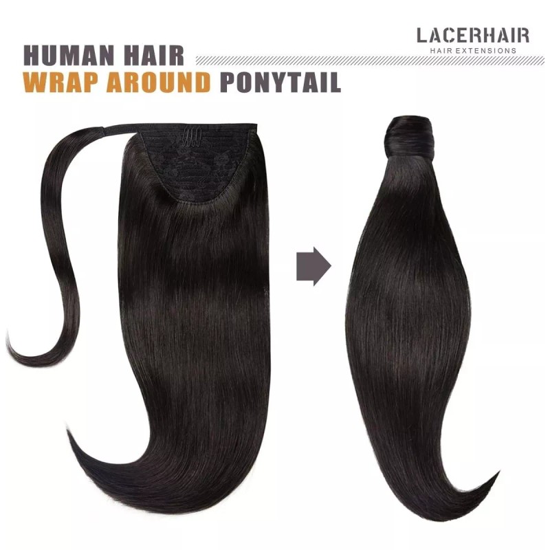 Lacer Extensiones Cabello Humano 70gr 14in #1b (negro Natural)