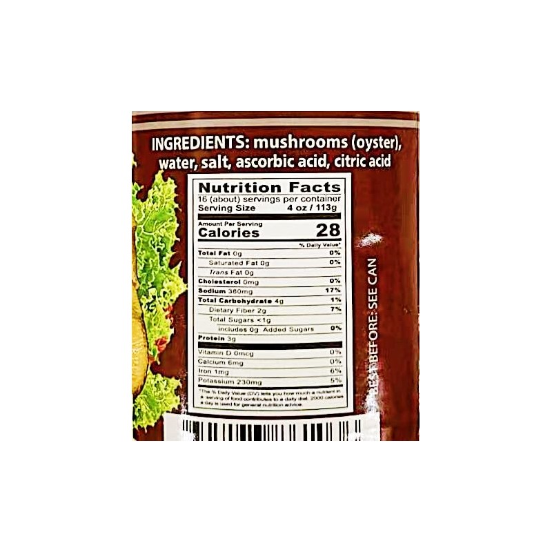 Oyster Mushrooms,15 Oz,2 Pack