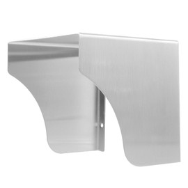 Angoily Doorbell Rain Cover Stainless Steel Doorbell Water Protection Doorbell Access Control Attachment for Door Access Machines Doorbell 12.7 x 12.1 x 12 cm (No Screws)