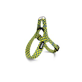 MORSO® MINI Adjustable Harness for Small Dogs, Yellow and Blue, Size XXXS