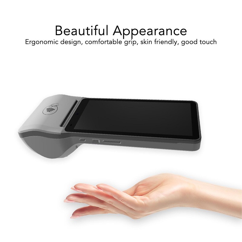 POS Terminal Receipt Printer 4G WIFI Bluetooth Thermal Printing 1D