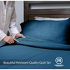 Threadmill Quilt Queen Size Bedding Set - Cotton Bamboo Soft