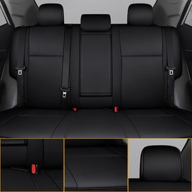 TTX LIGHTING Car Seat Covers Custom Fit Full Set Seat Covers Compatible with Toyota Tundra 2007 2008 2009 2010 2011 2012 2013 Waterproof Faux Leather Vehicle Cushion Cover with Airbag