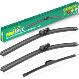 26" 18" 13" Windshield Wiper Blades Replacement for Alfa Romeo Stelvio 2018 2019 2020 2021 2022 2023 Premium All Weather Front Rear Wipers Set - OEM Quality (Pack of 3)
