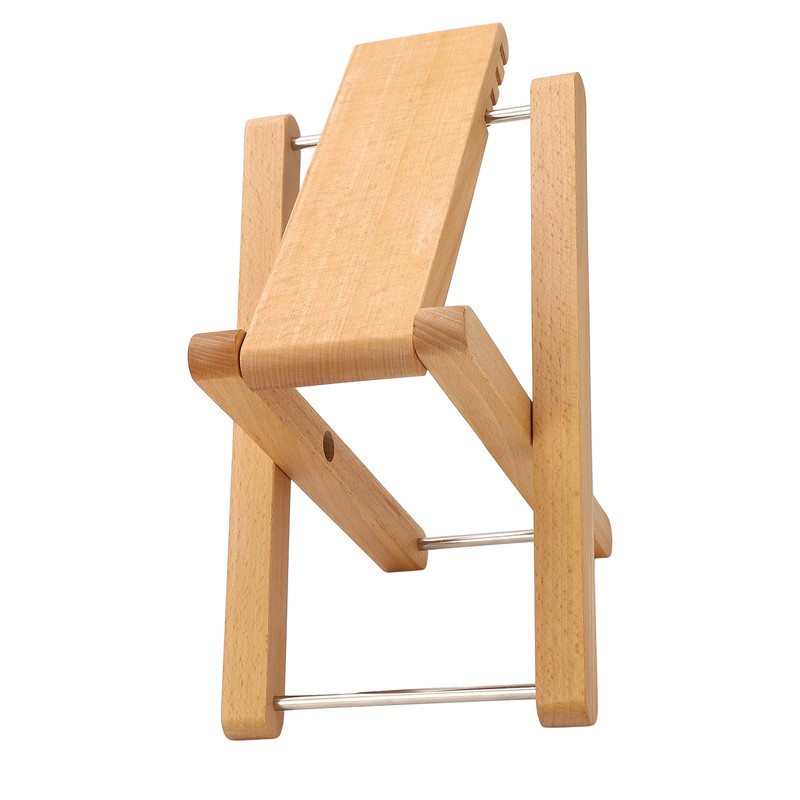 Guitar Foot Rest Adjustable Height 4 Position Foldable Solid Wood