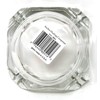 Retro Heavy Square 3-3/4 in. Wide Glass Ashtray