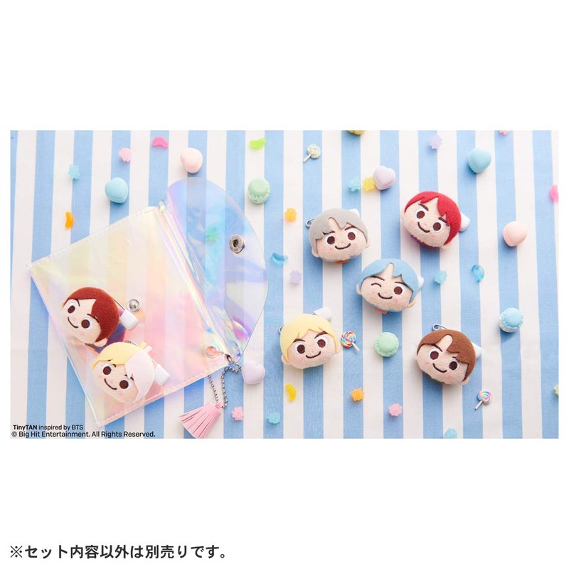 TinyTAN Plush Badge Jimin Height 5cm