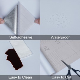 Abyssaly Light Blue Wallpaper Peel and Stick Blue Contact Paper for Cabinets, Self Adhesive and Removable Vinyl Wall Paper for Bedroom Furniture Wall Home Decor 15.7" X 196"