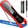 Meat Thermometer Digital with Backlight Large Display, IP67 Waterproof Instant
