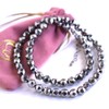 Beautéller Genuine Terahertz Ore Necklace Star Cut 8mm Ball 50cm