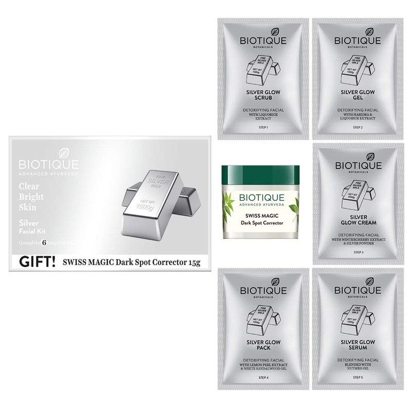 Biotique Bio Silver Facial Kit, 65g