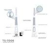Turcom LED Desk Lamp with Fan, Cool Breeze Lamp with