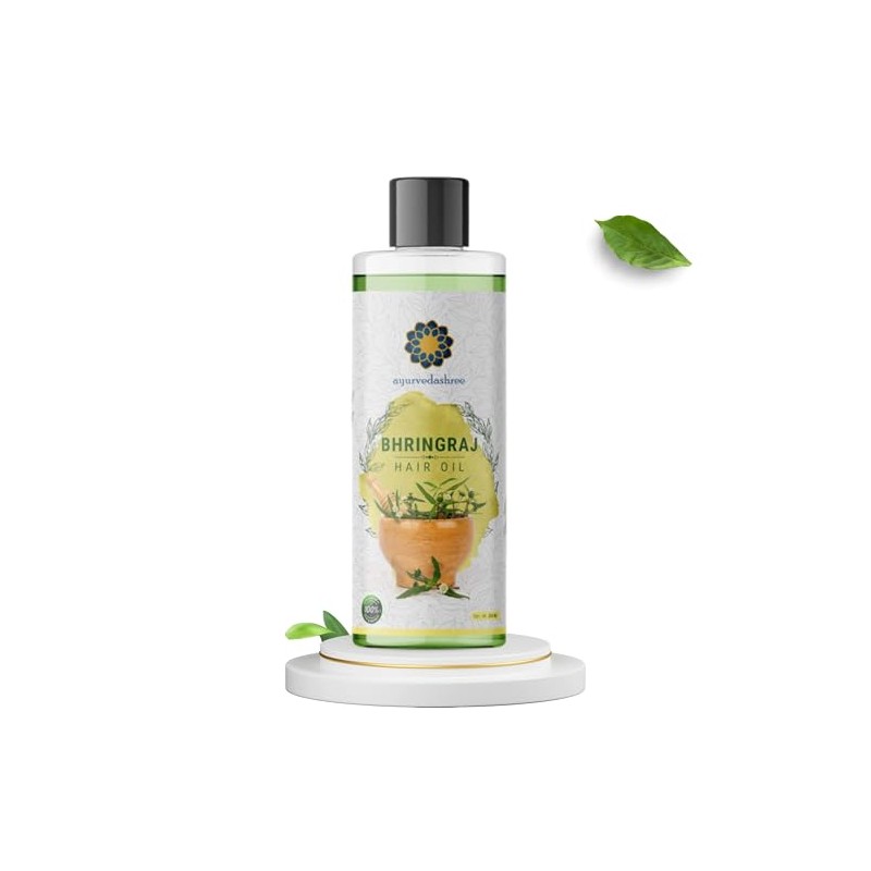 AYURVEDASHREE Aceite Capilar 6.76 Fl Oz., Con Bhringraj, Extracto De