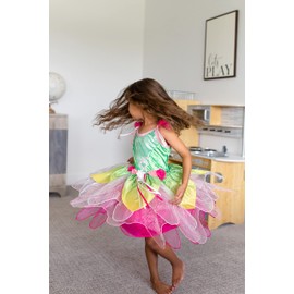 Little Adventures Springtime Fairy Dress Up Costume (Large Age 5-7) - Machine Washable Child Pretend Play and Party Dress (wings sold separately)