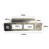 Polished Strike Plate Double Chrome for Mortice Lock or Tubular