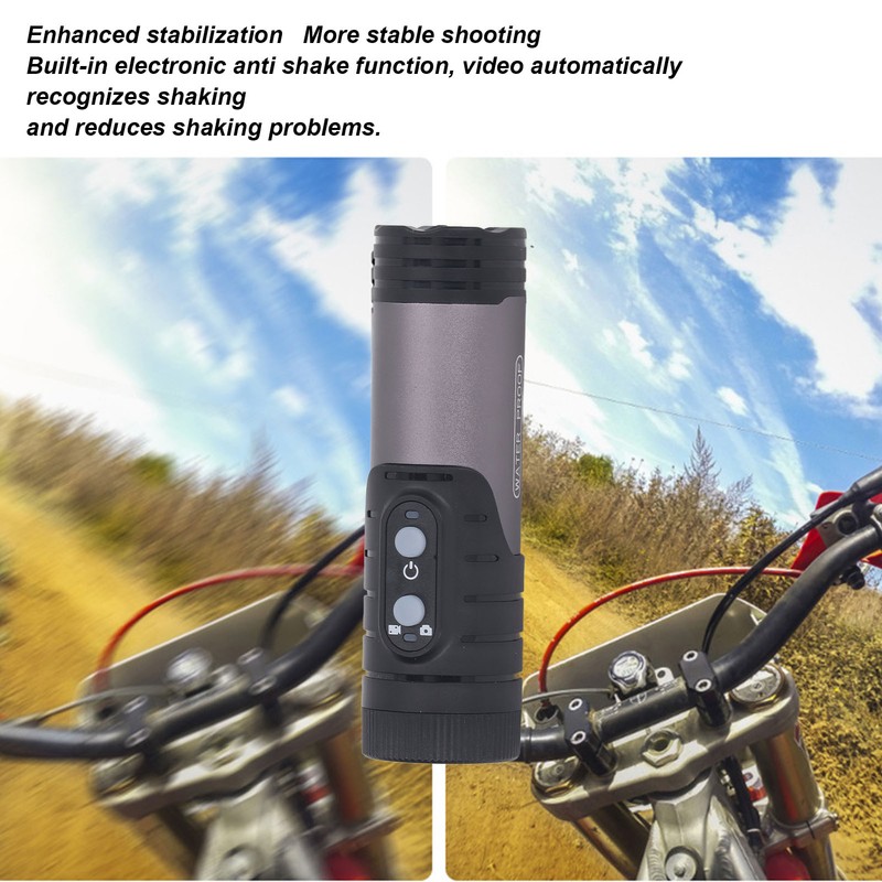 4K Action Camera Waterproof Bike Motorcycle Helmet Camera Anti Shake