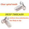 Ctyjia 20 PCS Phillips Pan Head Screws, BM#6-32x5mm Computer Screw,