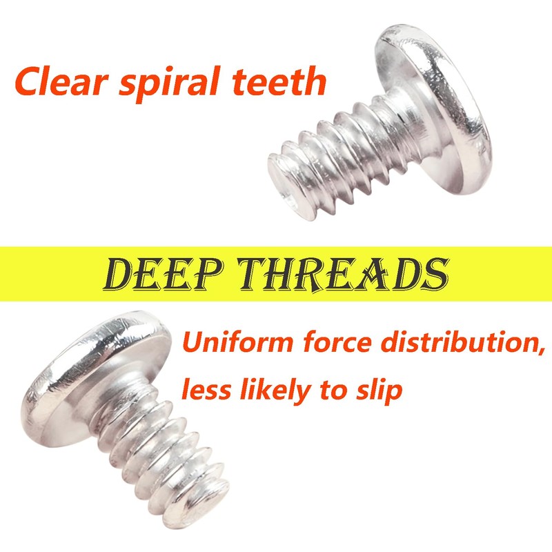 Ctyjia 20 PCS Phillips Pan Head Screws, BM#6-32x5mm Computer Screw,