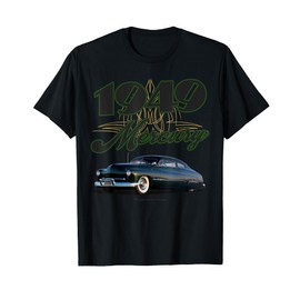 1949 Sam Barris Mercury 3.0 Lowrider Kustom Lead Sled HotRod T-Shirt