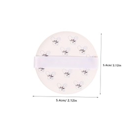 FRCOLOR 3pcs Soft Makeup Powder Puff Reusable Washable Face Powder Applicators