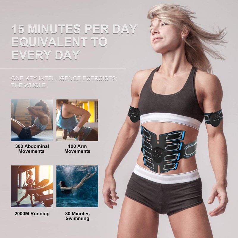 Ab machine Waist trainer Belt Abs Workout Equipment for Men