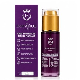 El Español con Stylo - Fluido termoprotector para cabello rubio o platinado - protege de los rayos UV - Previene el deslavado y mantiene el color por 