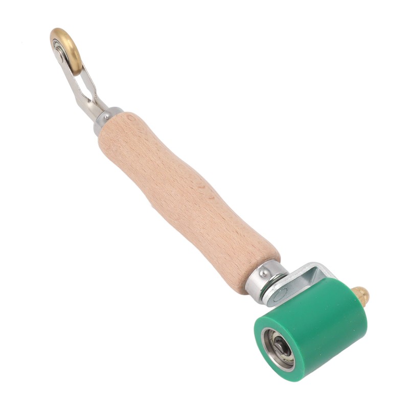 40mm Silicone Seam Roller Dual Use Brass Wheel Wood Handle