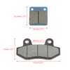 HIAORS Front & Rear Brake Pads for SSR Thumpstar 50cc