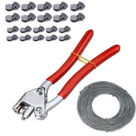 Sealing Pliers Set 170 mm, Sealing Pliers for Round Seals, Diameter 8 10 mm, Sealing Pliers Kit with 1 Roll of Sealing Wire, Pliers for Sealing Electricity Meters