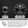 Rebower Potentiometer Control Knob, Volume Control Switch, Insert Shaft D