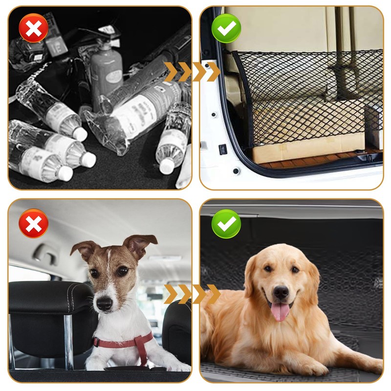 Protective Grille Car Barrier Separation Net: Dog Guard Car Dog