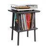 Adult Pop Chalkboard Top Record Player Stand, 50+ Vinyl Storage,