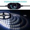 JUNWEN 50ft White Led Strip Lights, 12V Outdoor Strip Lights
