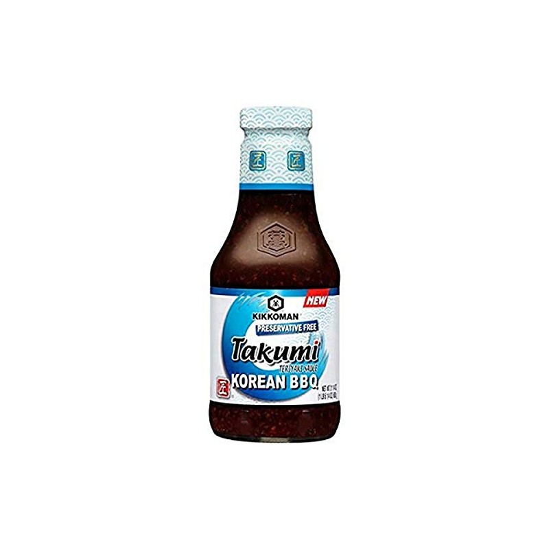 Kikkoman Takumi Teriyaki Sauce, Korean BBQ, Chicken, 21.25 Ounce