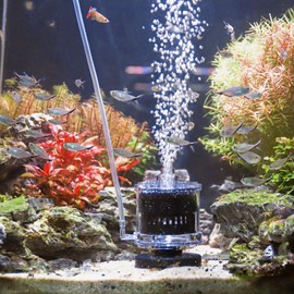 AQQA Aquarium Filter Air-Driven Fish Tank Sponge Filter for 20-110 Gallon Ultra Quiet Submersible Filters for Aquarium Corner Filter Bio Sponge Filters (Medium for 20-110 Gallon)