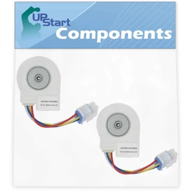 2-Pack 241509402 Evaporator Fan Motor Replacement for Frigidaire FGHS2369KE2 Refrigerator - Compatible with 241509402 Evaporator Motor - UpStart Components Brand